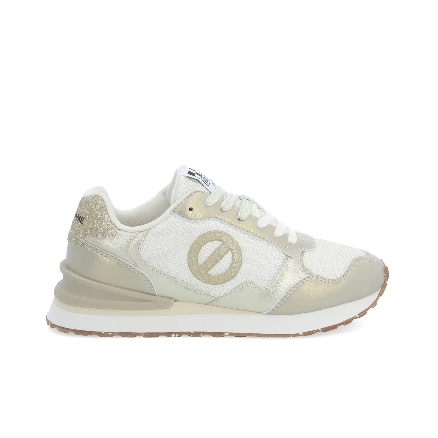 Tova Runner No Name, mesh ivoire et détails dorés