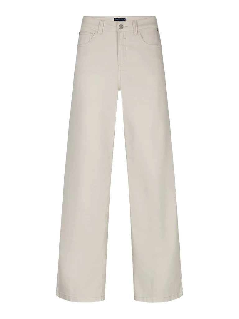 Red Button, Pantalon Colette twill à ceinture écru