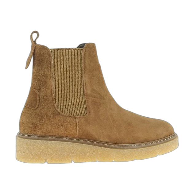 Bottines Eberbach en daim tabac